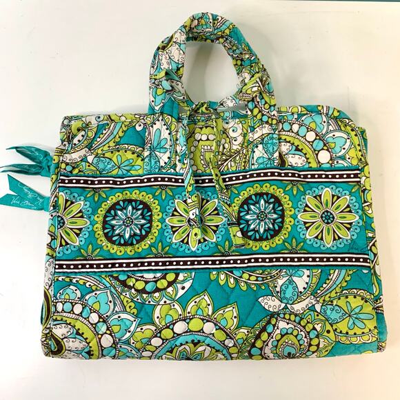 Vera Bradley Hanging Toiletry Bag/Travel Organizer in Peacock Pattern - Picture 1 of 4